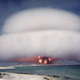 An image from YouTube shows a mushroom cloud from a U.S. above-ground nuclear test. The Lawrence Livermore National Laboratory in California released the first set of restored films of nuclear tests conducted by the U.S. government from the 1940s to the early 1960s on YouTube on March 15, 2017.